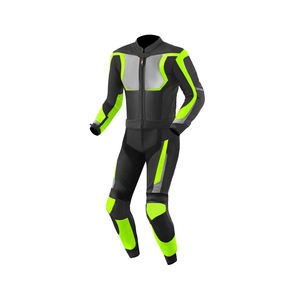 Trajes de moto con estilo de secado rápido para hombres Chaquetas y pantalones de cuero genuino Conjunto Cómodo traje de carreras de motos - Product Image 2