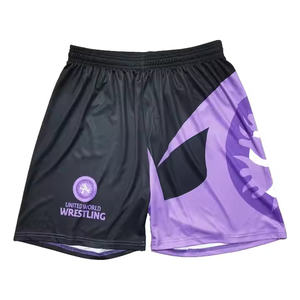 Ensemble de Lutte Tricoté Personnalisé Homme 2025 T-shirts et Shorts Impression par Sublimation Intégrale, Ensemble de 2 Pièces International - Product Image 4