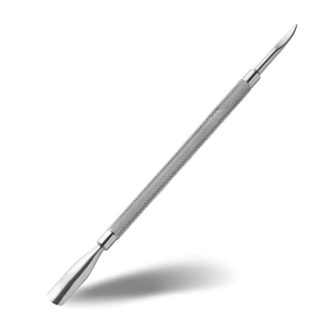Pousse-cuticules en acier inoxydable, outil de manucure pour le soin des ongles et les applications en salon. Pousse-cuticules professionnel pour la manucure. - Product Image 1