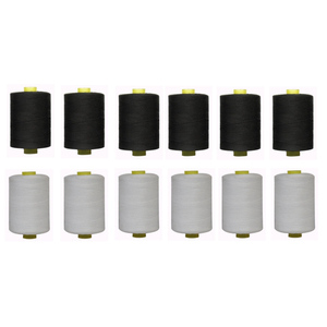 Fil à coudre en polyester super résistant 100% Lien Poly, fabriqué par KVR Manufacturer Factory, teint, 40s/2 Tex27 - Product Image 6