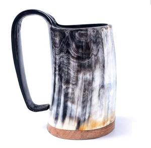 Jarra de Cerveza Vikinga de Cuerno Natural de Alta Calidad, Decoración Nórdica para el Hogar, Jarra para Beber Cerveza y Vino, Jarra para Fiestas de Boda al Mejor Precio - Product Image 6