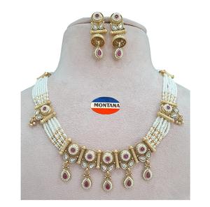 ชุดสร้อยคอเพชรแบบดั้งเดิมที่ได้แรงบันดาลใจจากวินเทจดีไซน์หรูหราพร้อมรายละเอียดเกี่ยวกับชาติพันธุ์ - Product Image 1