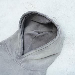 Sudadera con Capucha Kanye West para Hombre, Color Morado, de Alta Calidad, Felpa, Lavada, sin Cordones - Product Image 5