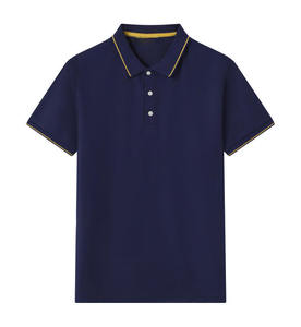 OEM Customized Summer new lapel <b>T</b>-<b>shirt</b> thin short-sleeved <b>T</b>-<b>shirt</b> casual <b>spot</b> men's solid color polo <b>shirt</b> - Product Image 5