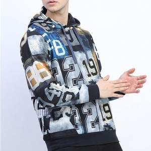 High Street Moda Ropa al aire libre Hombres Sudadera con capucha Buena calidad Industria Tendencia Producto Respetuoso con el medio ambiente Hombres Sudadera con capucha - Product Image 2