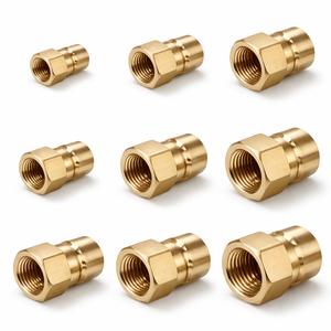 1-1/4" Brass <b>Quick</b> Connect Plug, Female Thread Rc1-1/4"-11 (BSPT), High Pressure Fluid <b>Connector</b> Plug.JTSP-114PF - Product Image 3