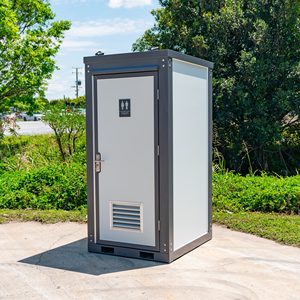 Toilettes portables préfabriquées, salle de bain mobile avec réservoir de déchets, étanche, pour événements extérieurs et camping - Product Image 5