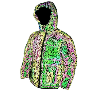 Vestes réfléchissantes disponibles en stock Vestes réfléchissantes d'hiver Vestes réfléchissantes respirantes à capuche - Product Image 6