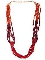 Collier pendentif médaillon en perles de verre plaqué or unisexe fait à la main Design géométrique personnalisé pour cadeau d'anniversaire de mariage