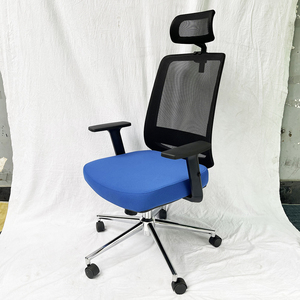 Silla de Oficina Ergonómica HOM1080-01 con Base Giratoria, Reposacabezas, Altura Ajustable, Material de Espuma y Tela PU para Personal de Taller - Product Image 6