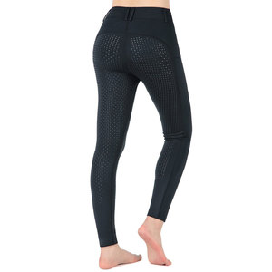 Leggings d'équitation confortables en tissu extensible, conçus pour une utilisation quotidienne, avec une sensation douce et un ajustement sûr. - Product Image 4