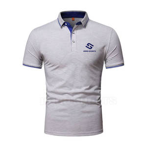 Camisa de Golf Personalizada de Alta Calidad para Hombre, Hecha en Pakistán, Tejido de Punto de Poliéster/Algodón, Transpirable, Diseño Sólido - Product Image 1