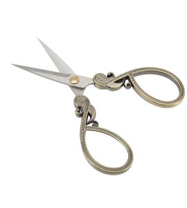 Bordado de lujo de acero inoxidable tijeras para cutículas Vintage bordado de lujo tijeras multiusos tijeras para cutículas - Product Image 1