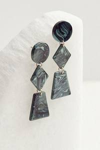 Pendientes colgantes con flecos hechos a mano para mujer, joyería de moda con patrón de Águila - Product Image 5