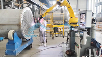 Système de soudage automatique tube à plaque FANUC Robot | Soudage ARC/MIG de haute précision pour tuyaux industriels