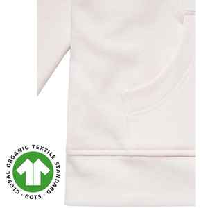 Sudadera con capucha de lana de algodón orgánico 100% para hombre-Natural Heavyweight 9 oz, sudadera sostenible certificada GOTS al por mayor - Product Image 6