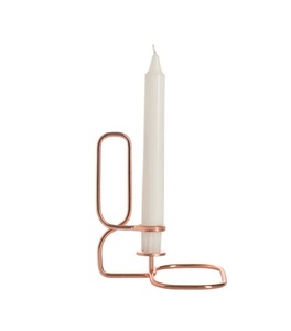 Candelabro de hierro hecho a mano decorativo para el hogar, candelabro de hierro Vintage de Color dorado, artículo de fabricación india - Product Image 6