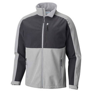 Veste Softshell pour hommes personnalisée toile tissu imperméable et respirant utilisation en extérieur confort Fit OEM Service dernière arrivée - Product Image 4