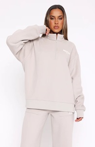 Ensemble de survêtement 2 pièces pour femme, hiver, uni, brodé, long, fermeture éclair sur le devant, velours rouge - Product Image 5