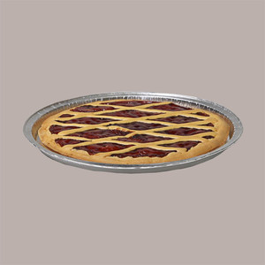 Lot de 25 casseroles jetables en aluminium micro-ondables C2G Dm250H15mm Contital pour emballage alimentaire, motifs ovales carrés en plastique PP - Product Image 2