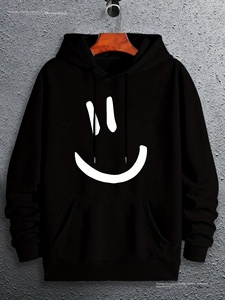 เสื้อฮู้ดผู้ชายแบบใหม่ปี 2025 ขายส่ง OEM คุณภาพสูง สไตล์ลำลองหลวมๆ พิมพ์ลาย - Product Image 6