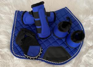 Mejor almohadilla de silla de montar de doma clásica (DR) premium personalizada, accesorios de calidad para carreras de caballos, forro polar para salto y estilos western, algodón - Product Image 5