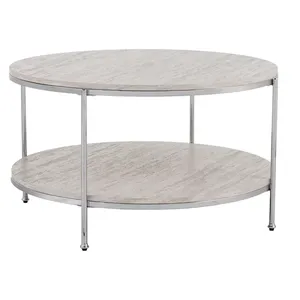 Table basse en métal Design personnalisé, haute qualité, Console centrale en acier, élégante pour la décoration de la maison - Product Image 6