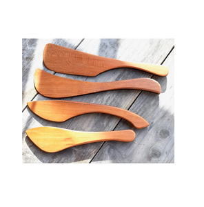 Épandeur de couteau à beurre artisanal pour table à manger en bois 4 pièces dernière qualité personnaliser l'emballage - Product Image 1