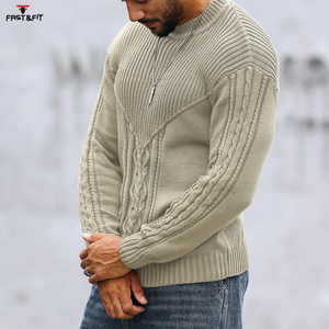 Pulls en laine/cachemire pour hommes de qualité supérieure, nouveaux arrivages d'usine, anti-rides, séchage rapide, anti-boulochage, manches longues, tricotés - Product Image 4