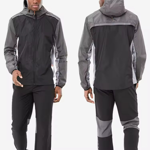 2026 Custom Logo Nylon Streetwear Vintage Sweat Suits New Fashion Jogging Set Reflective Windbreaker Jacket <b>Tracksuit</b> for Men - Product Image 5