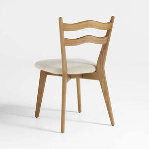 Modern Hazel <b>Brown</b> Wood <b>Dining</b> <b>Chair</b> Teak Mahogany Design for Hotels Apartments Malls - Product Image 1