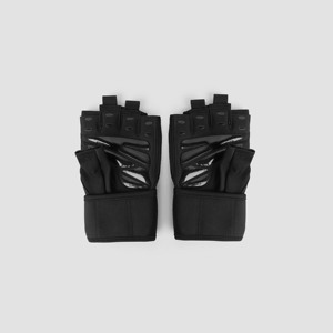Guantes de Entrenamiento MaxHold de Medio Dedo para Levantamiento de Pesas, Adecuados para Gimnasio, con Agarres de Neopreno, Cuero, Silicona, Spandex y Microfibra - Product Image 2