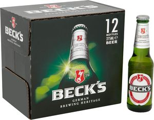 Cerveza Lager Oscura Becks Pilsner de Origen Alemán, 330ml, 12fl.oz, en Latas y Botellas, en Venta - Product Image 3