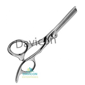 440C ciseaux de barbier de haute qualité ciseaux professionnels pour l'amincissement des cheveux | Instruments de beauté - Product Image 1