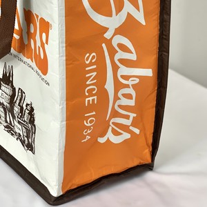 Bolsa Térmica para Almuerzo de Polipropileno No Tejido, 20L, con Cierre de Cremallera y Asa, Reutilizable, para Entrega de Alimentos, Bebidas y Cerveza - Product Image 5