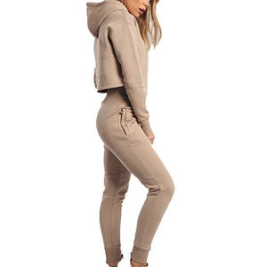 Sudadera de gran tamaño para mujer, Sudadera con capucha, pantalones deportivos, traje de Otoño Invierno, chándal informal de gran tamaño, suelto, ecológico - Product Image 4