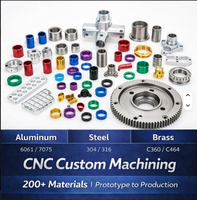 Pièces usinées CNC de précision, service de fraisage et de tournage CNC sur mesure, pièces métalliques en aluminium et acier inoxydable
