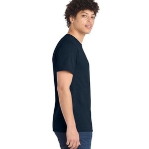 เสื้อยืดคอกลมแขนสั้นผู้ชายสไตล์ใหม่ เสื้อยืดพื้นฐานเรียบง่าย รับสกรีนลายกราฟิก เสื้อผ้าลำลอง รับผลิตเสื้อผ้าขายส่ง OEM - Product Image 5