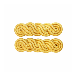 Hombreras Alemanas de la Segunda Guerra Mundial, Color Sólido, 100% Alambre, Cuello Uniforme, Reproducción de Logotipo Según Requerimiento del Cliente - Product Image 4