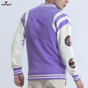 Chaqueta de bombardero de invierno informal Chaqueta bordada Chaqueta universitaria Chaqueta de béisbol universitaria de invierno personalizada para hombres - Product Image 2