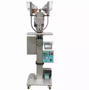 Máquina automática de fabricación de botones a presión de aluminio y plástico, nuevo motor <span class=keywords><strong>PLC</strong></span> para sujeción eficiente, totalmente automática, para prendas de vestir - Product Image 1