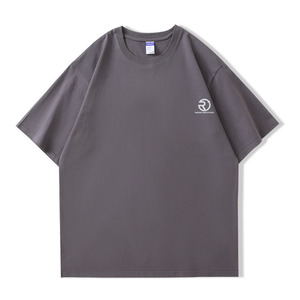 2025 camiseta de hombre Primavera Verano nieve algodón manga corta suelta cuello redondo hombro grande - Product Image 6