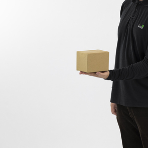 Cajas de Cartón Corrugado Rígido de Pared Simple Reciclables, 152x127x102 mm, Forma de Avión, para Bebidas y Vajilla - Product Image 2