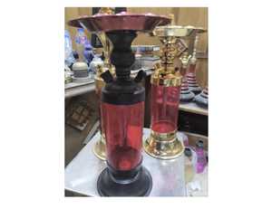 Cachimba Portátil de Lujo Personalizada de Alta Calidad al por Mayor de Fábrica, Cachimba Pequeña de Acrílico con Espejo, Estilo Egipcio, para Viajes en Auto - Product Image 2