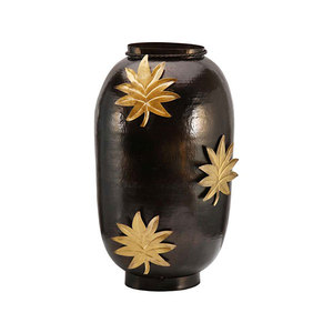 Vases à fleurs dorés à finition antique pour la décoration de la maison Vase à fleurs en métal pour la décoration de la maison - Product Image 6