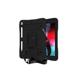 Étui de protection en silicone Netzy 2021 pour iPad 10.2 (9e génération) avec emplacement pour stylet, support pratique pour stylet, noir - Product Image 2