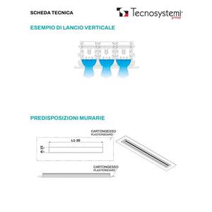 ตัวกระจายลมแบบเส้นตรง Tecnosystemi สำหรับป้องกันการเกิดหยดน้ำ ทำจาก PVC พร้อมตัวควบคุม 3 ช่อง ขนาด 900 CFM ดีไซน์เรียบง่ายสำหรับระบบ HVAC - Product Image 2