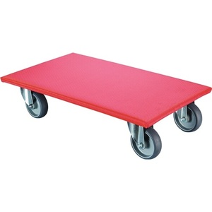 Heavy Duty Transport <b>Trolley</b> 330 kg Capacity 600 X 350 mm <b>Platform</b> 100 mm Thermoplastic BS Casters - Product Image 1
