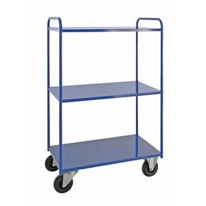 Chariot à roulettes bleu KM4144-B - Product Image 1