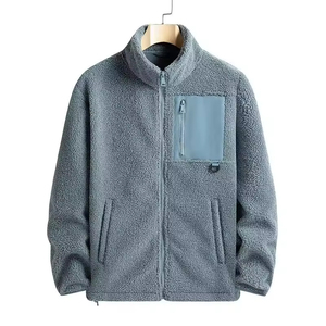 Chaqueta Polar de Invierno Personalizada para Hombre, Precio Económico Directo de Fábrica, Logotipo Personalizado al por Mayor, Uso en Exteriores, con Capucha y Frente de Lona - Product Image 3
